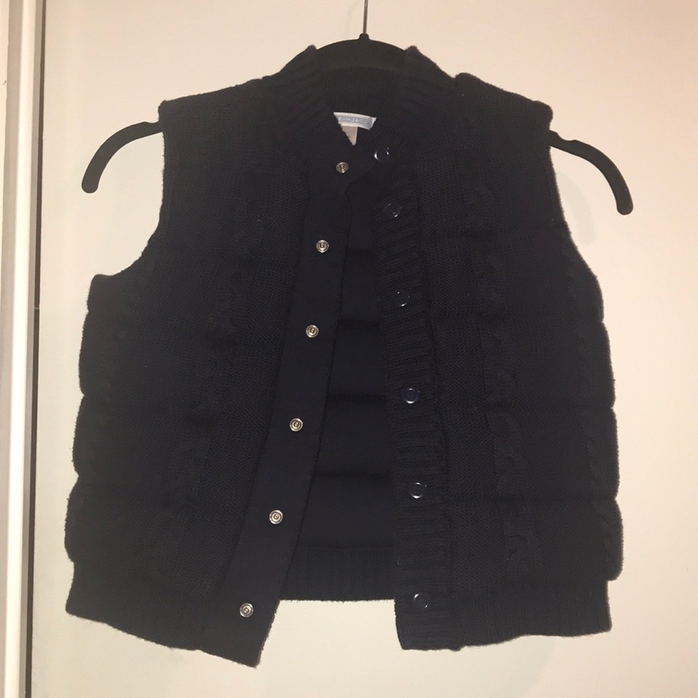 Janie and Jack Puffer Vest Navy JJ WINTER